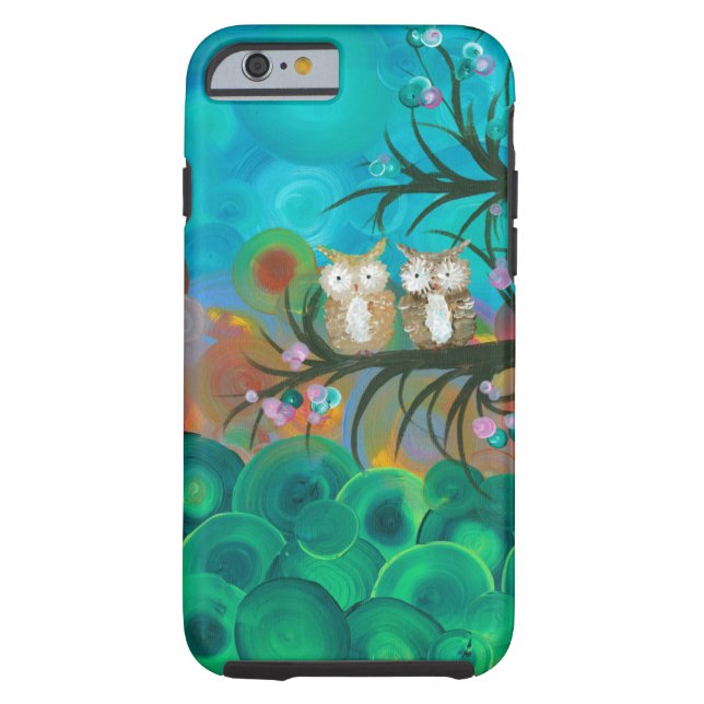 Coques Case-Mate iPhone Hoolandia (c) 2013 - couples de hibou (Dos)