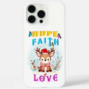 Coques iPhone 16 Pro Max Hope Faith Love
