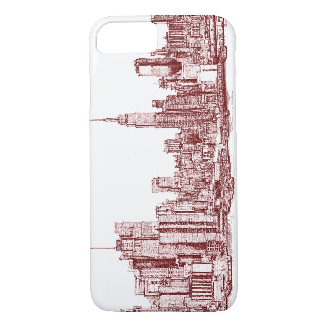 Coques Case-Mate iPhone Horizon de New York (Dos)