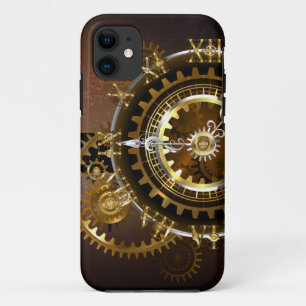 Case-Mate iPhone Case Horloge Steampunk avec des engrenages anciens