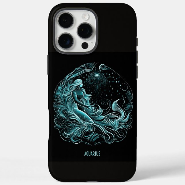 Coques Case-Mate iPhone Horoscope Aquarius Zodiac (Verso)