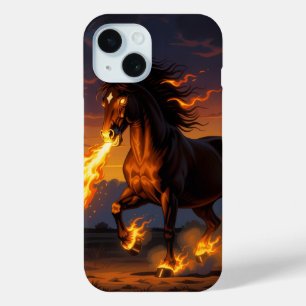 Coque Pour iPhone 15 Horoscope chinois 2026 – Cheval de feu.1