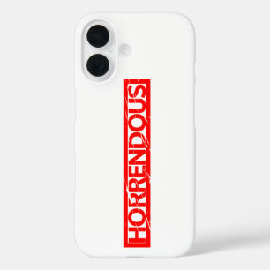 Coque Pour iPhone 16 Horrible Timbre