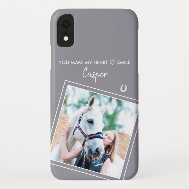 Coques Case-Mate iPhone Horse Photo Custom Equestrian (Dos)