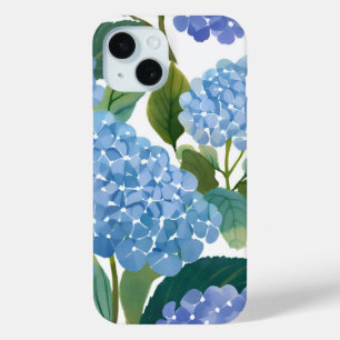 Coque Pour iPhone 15 Hortensias bleus   Beau buisson floral