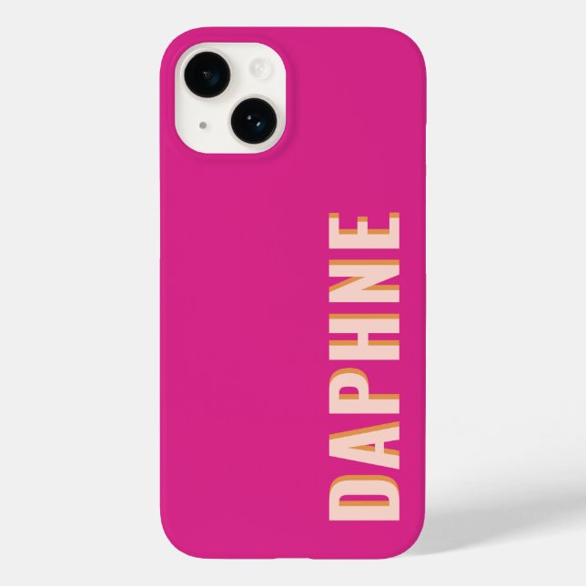 Coques Case-Mate iPhone Hot rose Girl Retro (Verso)
