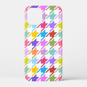 Case-Mate iPhone Case Houndstooth Multicolor+White Big Motif