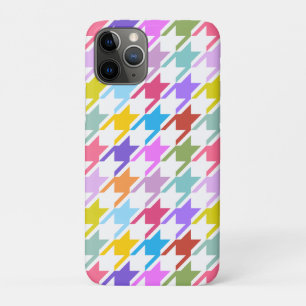 Case-Mate iPhone Case Houndstooth Multicolor+White Big Motif