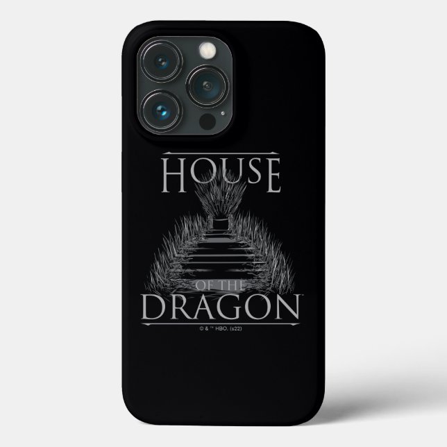 Coques Case-Mate iPhone HOUSE of the Dragon | Iron Throne Graphic (Verso)