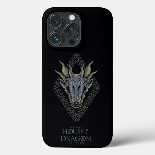 Coques Case-Mate iPhone HOUSE of the Dragon | Skull Diamond Crest (Verso)