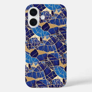 Coque Pour iPhone 16 Housse à motif doré kintsugi Japon