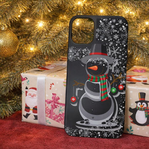 Case-Mate iPhone Case Housse de téléphone d'hiver Bonhomme de neige mign