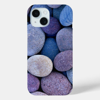 Coque Pour iPhone 15 Housse iPhone Stylish Blue Stone