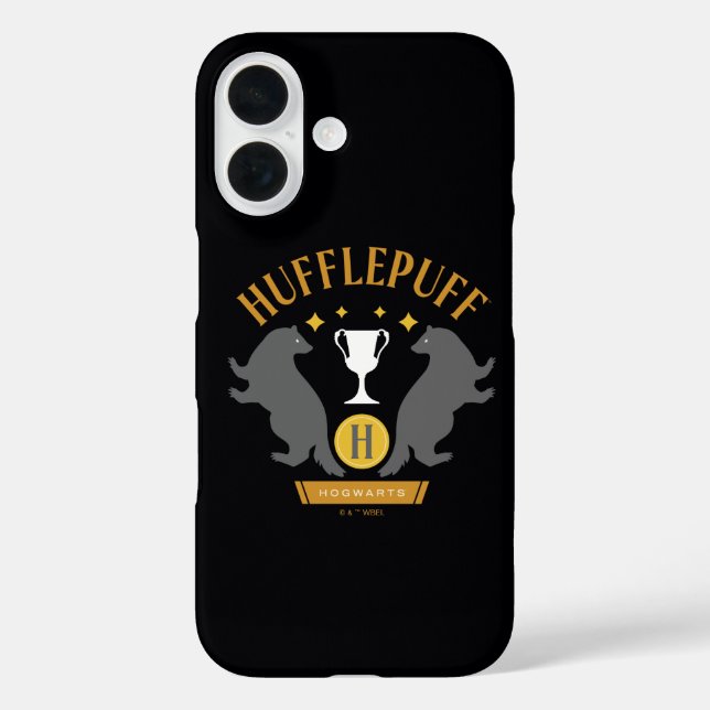 Coques Case-Mate iPhone HUFFLEPUFF™ Badger and Cup House Pride Graphisme (Verso)
