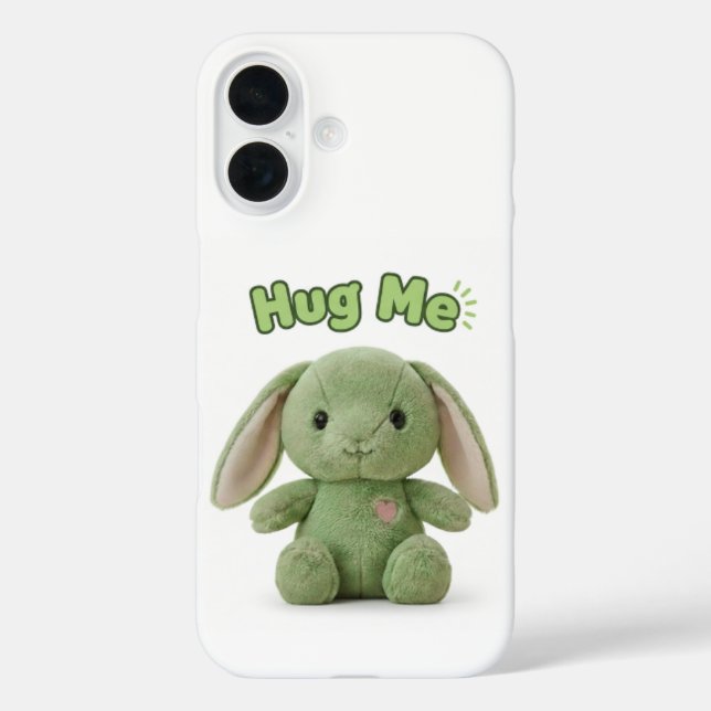Coques Case-Mate iPhone Hug Me Bunny iPhone 16 Case (Verso)