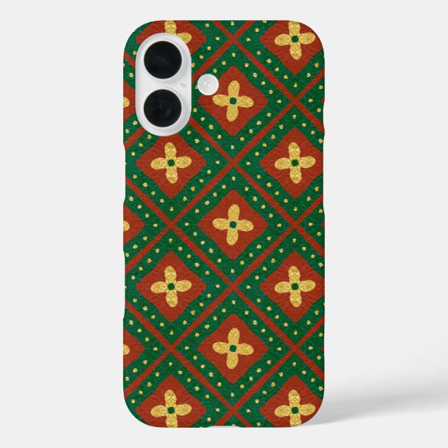 Coques Case-Mate iPhone Huile d'or Motley Diamant Flower Elf (Verso)