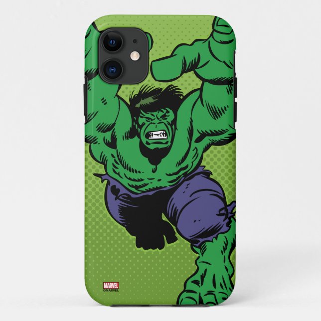 Coques Case-Mate iPhone Hulk Retro Grab (Dos)