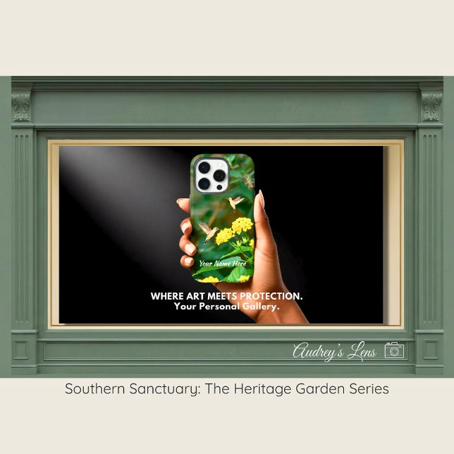 Coques Case-Mate iPhone Hummingbird & Lantana Floral iPhone Case (Créateur téléchargé)