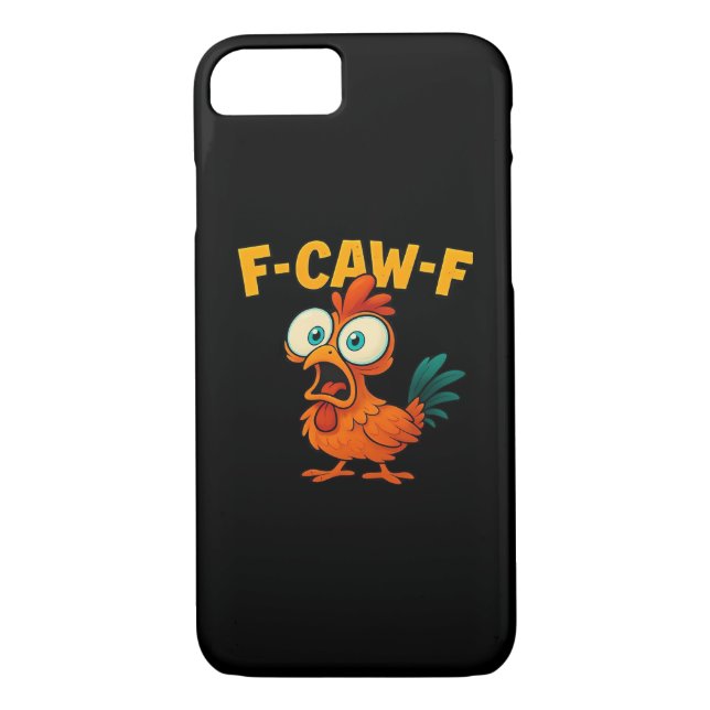 Coques Case-Mate iPhone Humor Funny Crow F-Caw-F Gothic (Dos)