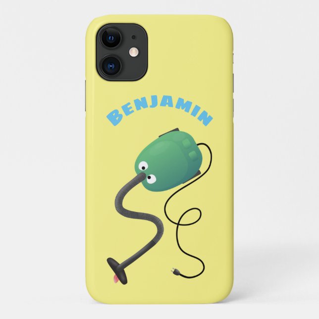 Coques Case-Mate iPhone Humour de dessin animé de l'aspirateur mignon (Dos)