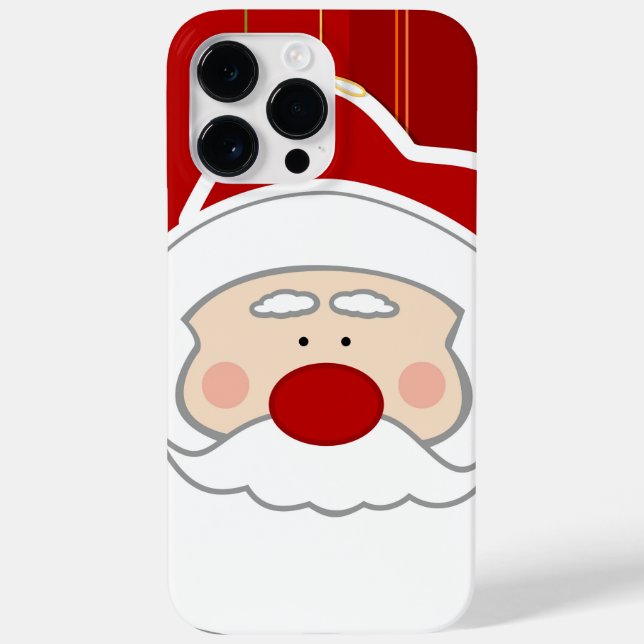 Coques Case-Mate iPhone Humour de Noël du Père Noël (Verso)