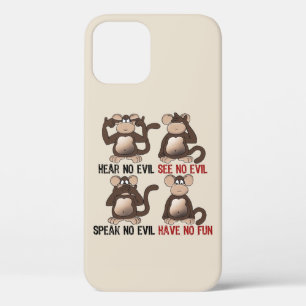 Case-Mate iPhone Case Humour des singes sages