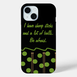 Coque Pour iPhone 15 Humour tricot
