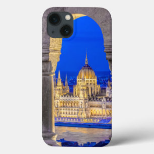 iPhone 13 Coque Hungarian Parliament Building at Dusk