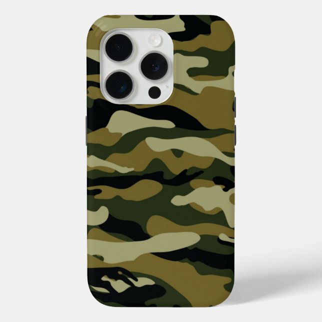 Coques Case-Mate iPhone Hunter Green Camo (Verso)