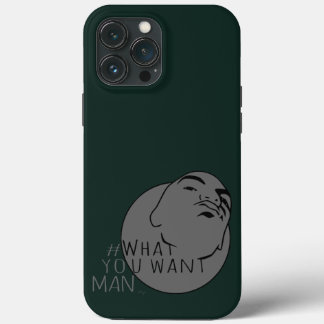 Case-Mate iPhone Case hunter grey Mug Shot Hashtag Yo Man What You Want