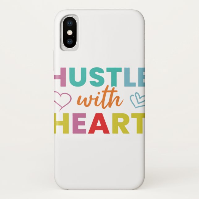 Coques Case-Mate iPhone Hustle avec coeur (Dos)