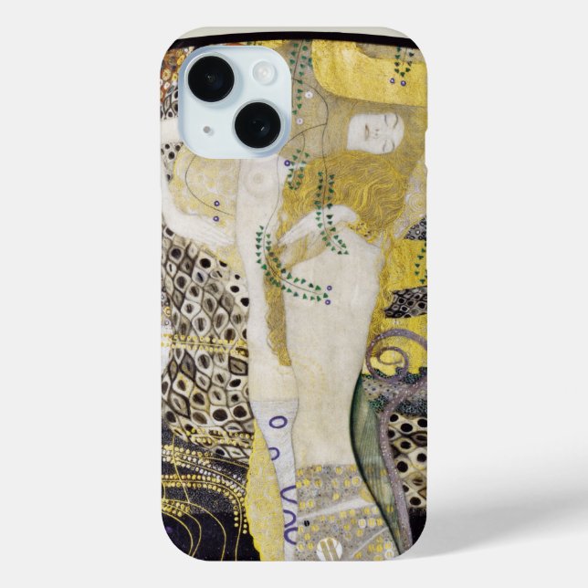 Coques Case-Mate iPhone Hydra (aka Water Serpents I) par Gustav Klimt (Verso)