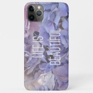 Coques Pour iPhone Hydrangea Life Is Beautiful Purple Phone case