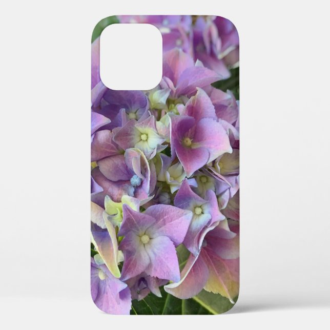 Coques Case-Mate iPhone Hydrangea lilas clair (Verso)