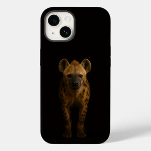 Coque Pour iPhone 14 Hyène tachetée sauvage Black 4 Luxe iPhone 14 Mate