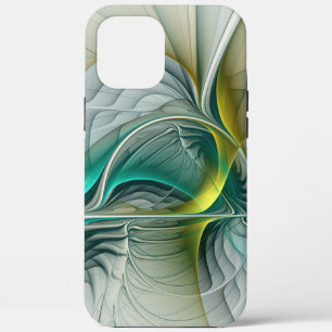 Case-Mate iPhone Case Hypnotique Abstrait Golden Turquoise Turquoise Fra