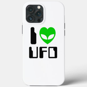 Etui iPhone 13 Pro Max I Alien Heart UFO