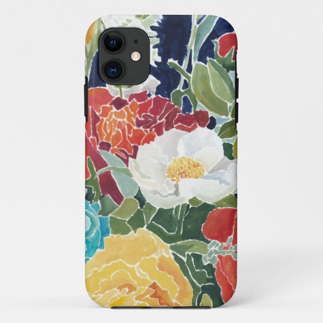 Coques Case-Mate iPhone I floral de minuit (Dos)