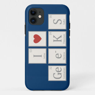 Coque iPhone 11 I geeks de coeur (chimie)