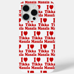 Coque iPhone 15 Pro Max I Heart (Amour) Tikka Masala