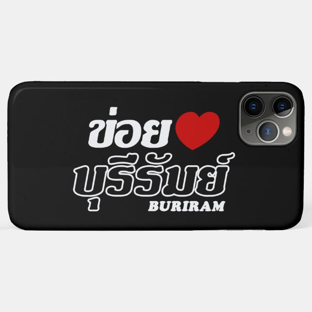 Coques Case-Mate iPhone I Heart (Love) Buriram, Isan, Thaïlande (Dos (Horizontal))