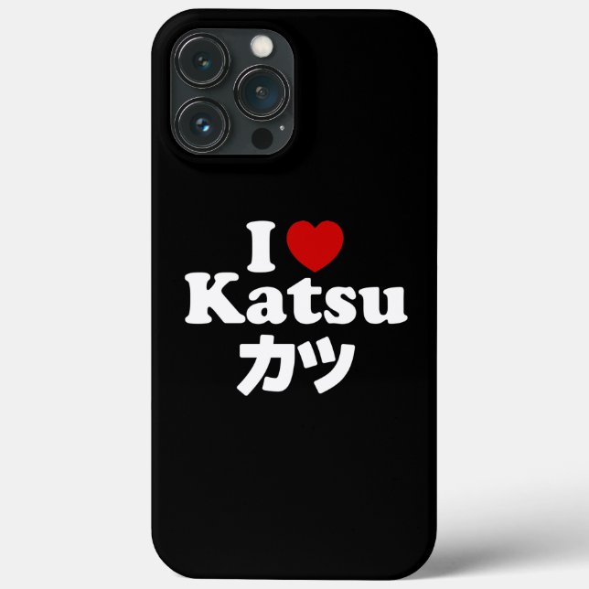 Coques Case-Mate iPhone I Heart [Love] Katsu カ ツ (Verso)