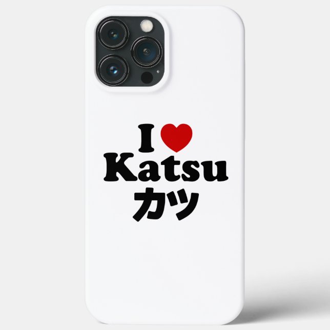 Coques Case-Mate iPhone I Heart [Love] Katsu カ ツ (Verso)