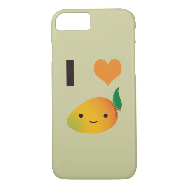Coques Case-Mate iPhone I Heart Mango (Dos)