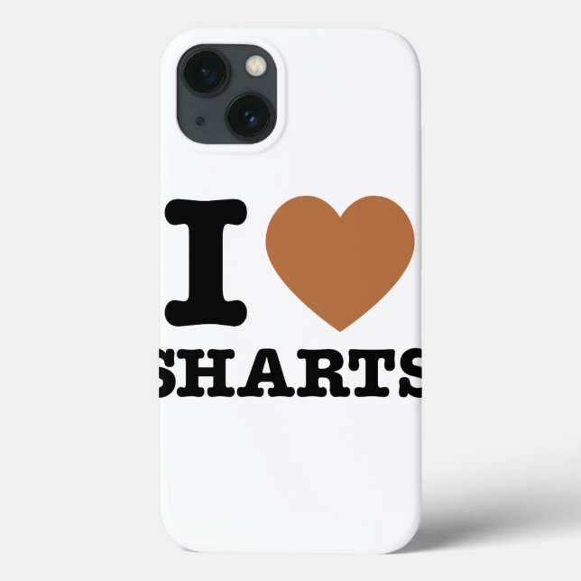 Coques Case-Mate iPhone I Heart Sharts Funny Graphic (Verso)