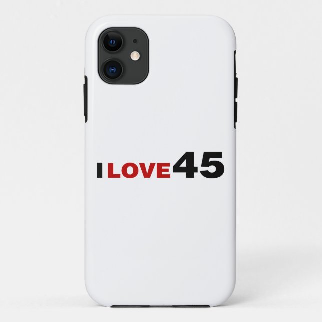 Coques Case-Mate iPhone I Love 45 (Dos)