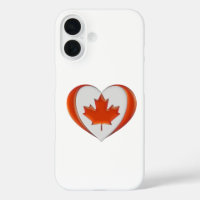 I Love Canada Coeur Drapeau Feuille d'érable non à