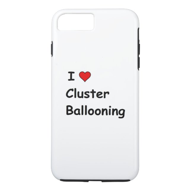 Coques Case-Mate iPhone I Love Cluster Ballooning (Dos)