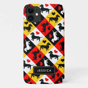 Case-Mate iPhone Case I Love Dachshunds Cute Doxie Motif