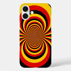 iPhone 16 Plus Case I Love Germany National Flag Colors Art Print